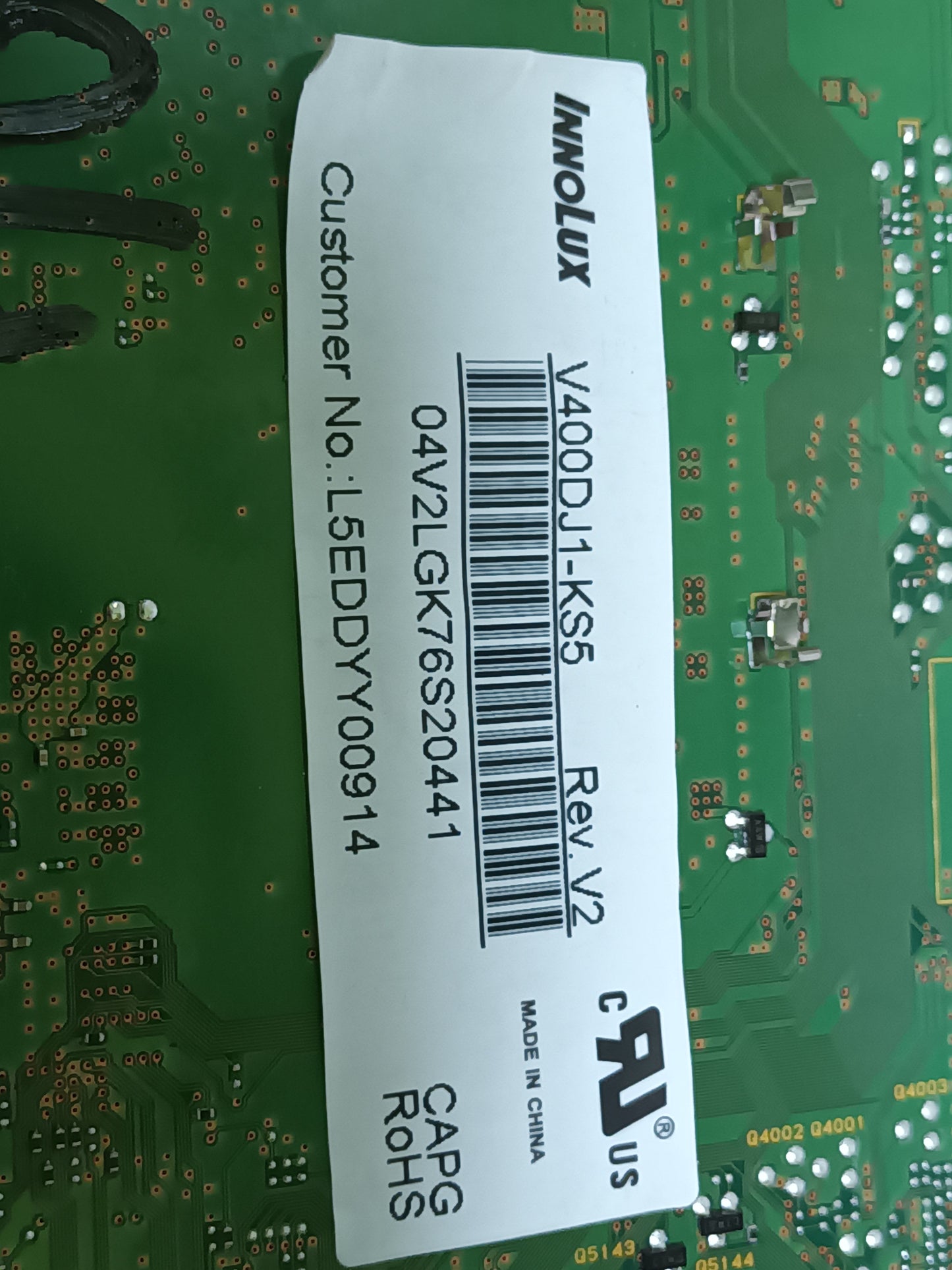 placa t-com de  PANASONIC TX-40EX600E