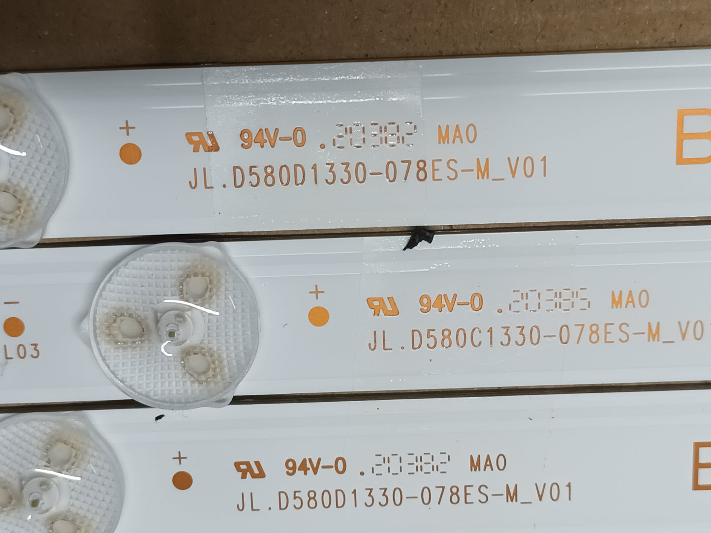 KIT 3 tiras de retroiluminación de JVC LT-58VU3000