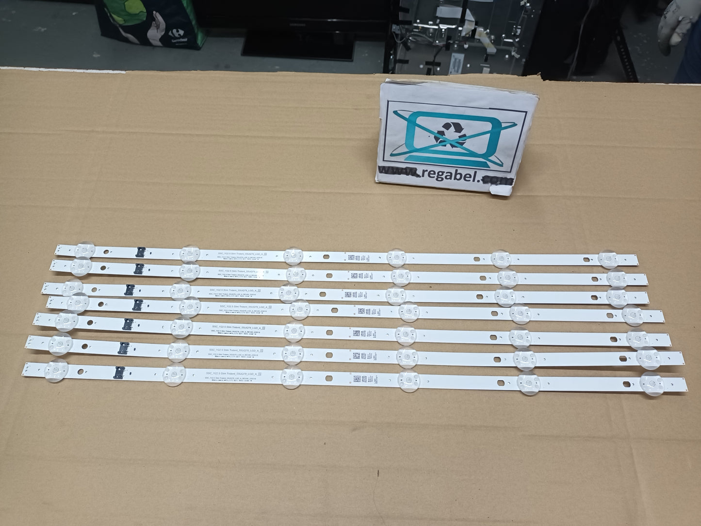 kit tiras de led, 7 uni, referencia: SSC_Y22.5 SLIM TRIDENT_55UQ79