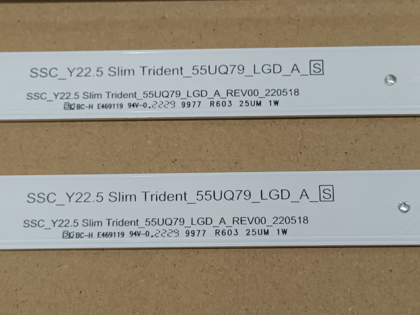 kit tiras de led, 7 uni, referencia: SSC_Y22.5 SLIM TRIDENT_55UQ79