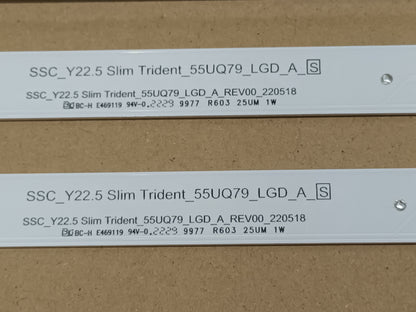 kit tiras de led, 7 uni, referencia: SSC_Y22.5 SLIM TRIDENT_55UQ79