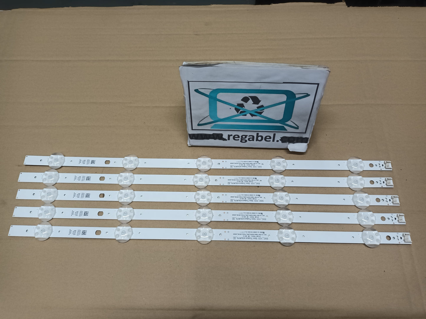 KIT TIRAS LED, 5 UNIDADES, SSC_Y23_SLIM TRIDENT_43UR75