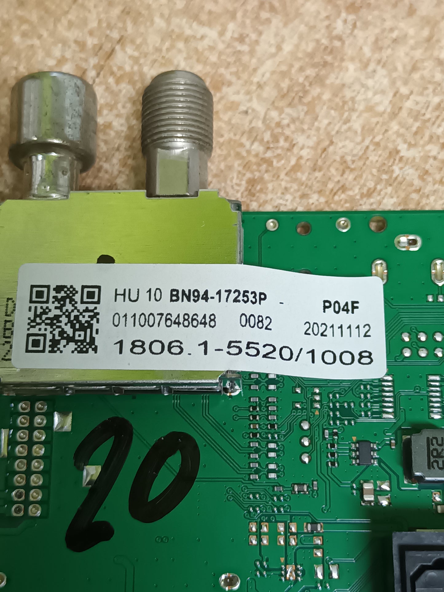 BN94-17253P, DE SAMSUNG QE55Q67AAU,