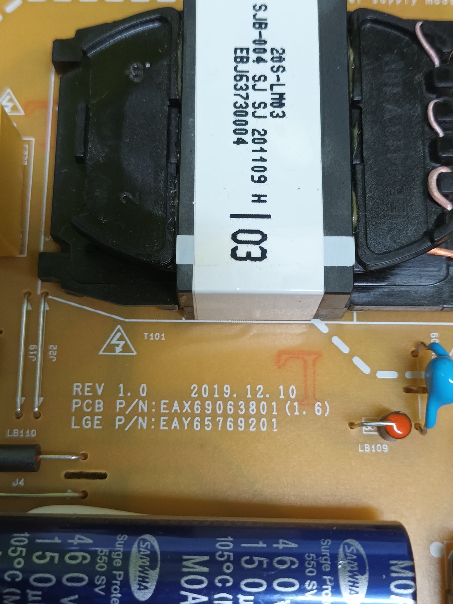 EAX69063801(1.6), de LG75UN71006LC