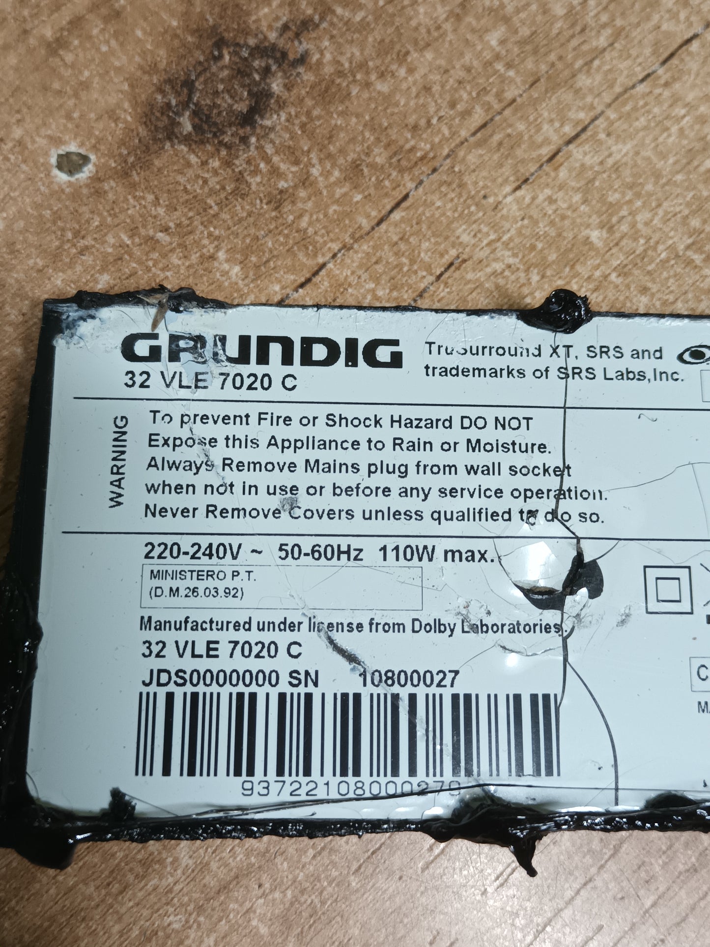 FSP145-4F07, de GRUNDIG VLE7020C