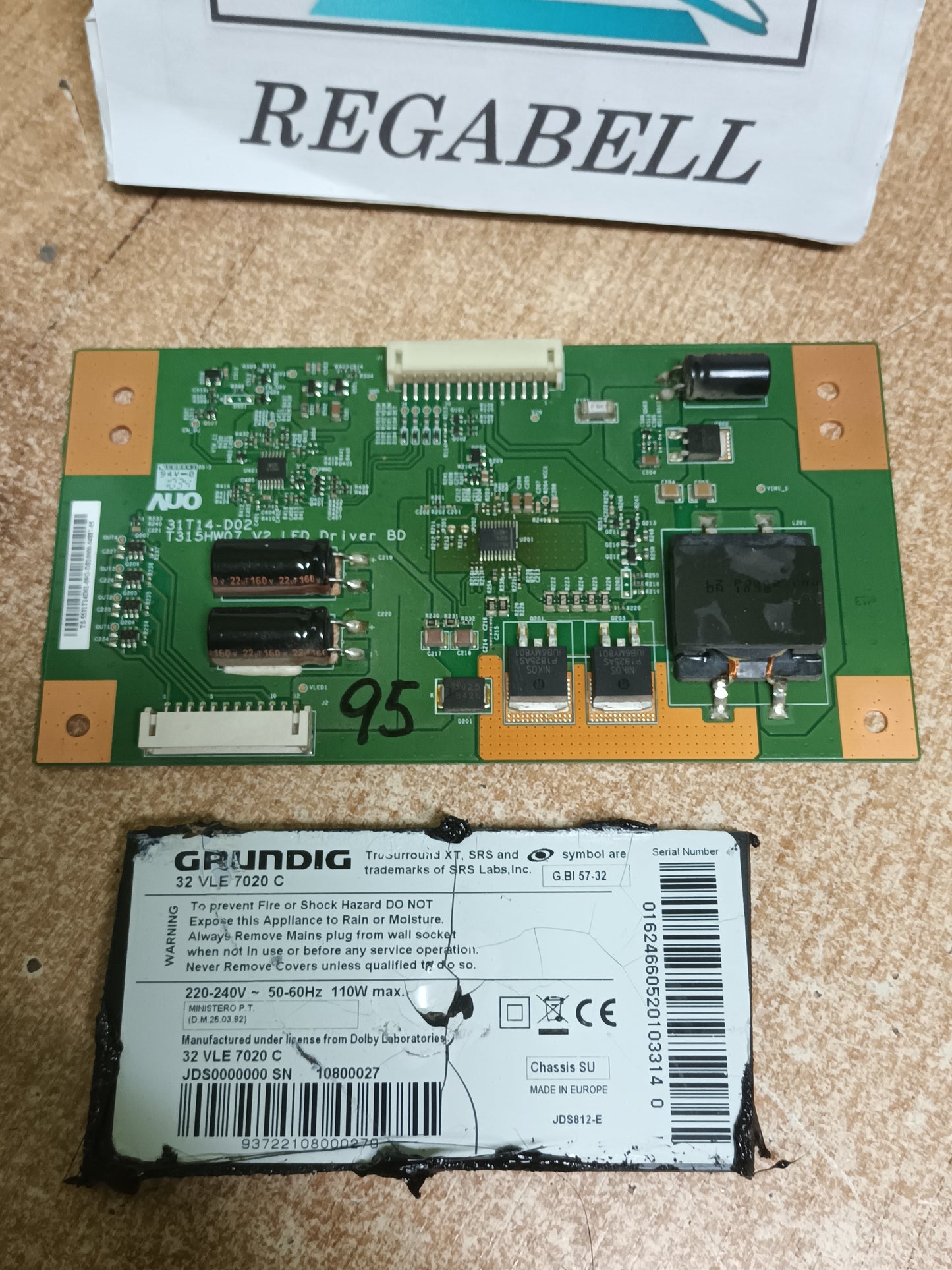 31T14-D02, inverter led de GRUNDIG 32VLE7020C,