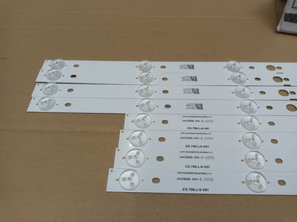 KIT 8 TIRAS DE LED de tv LG43UJ620V