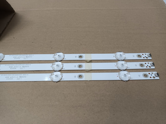 Kit 3 tiras led, desmontada de Philips 43PFT5503/12