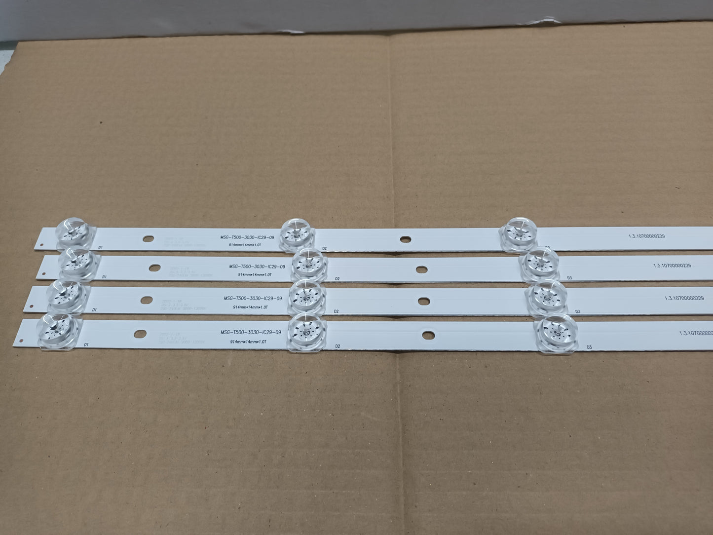 KIT 4 TIRAS LED de TD SYSTEMS K50DLG12US