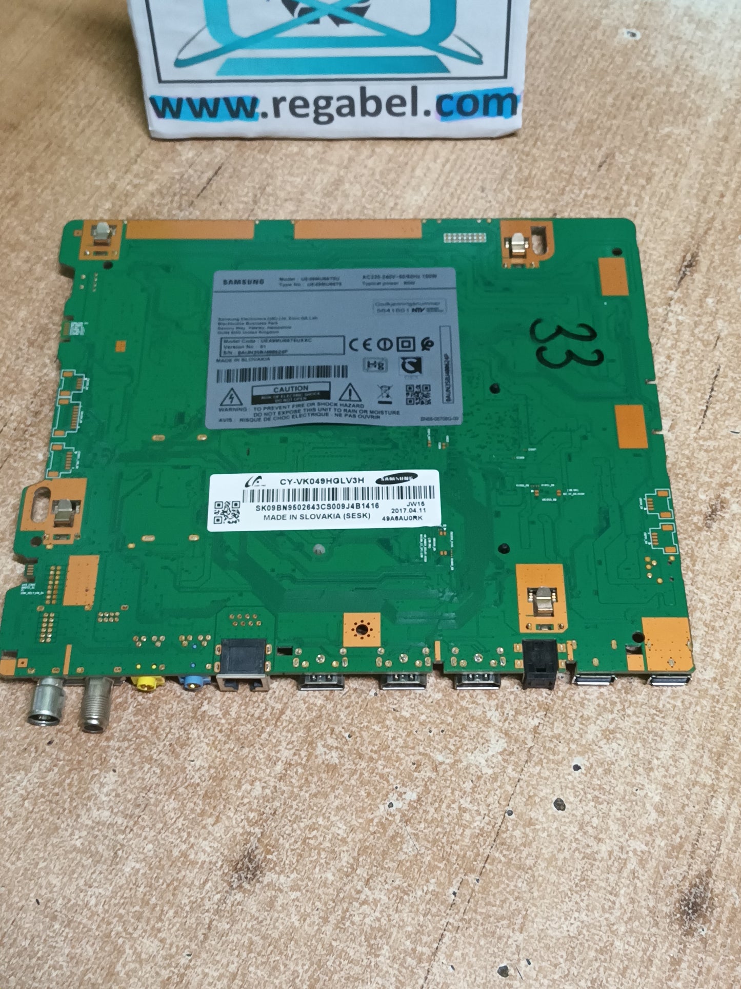 PLACA MAIN, BN94-11917H, de SAMSUNG UE49MU6675U