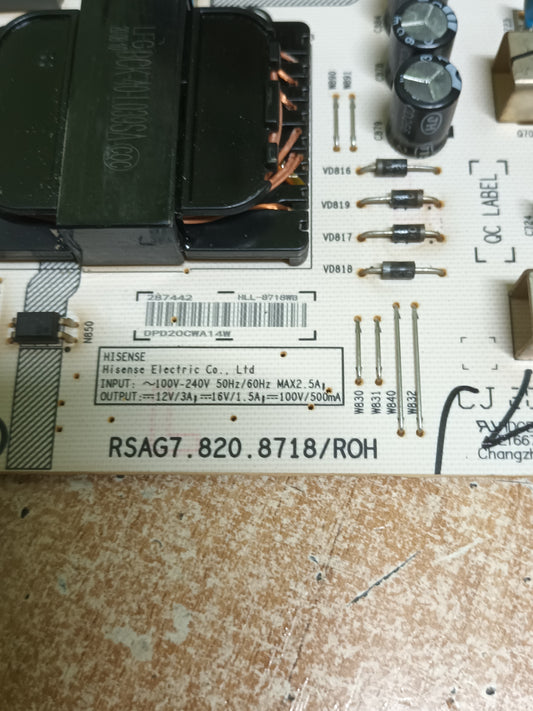 RSAG7.820.8718/R0H DE HISENSE 65A7100F, (ref-110)