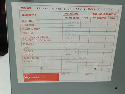 pc retro, inves bs-486V    (n-11)