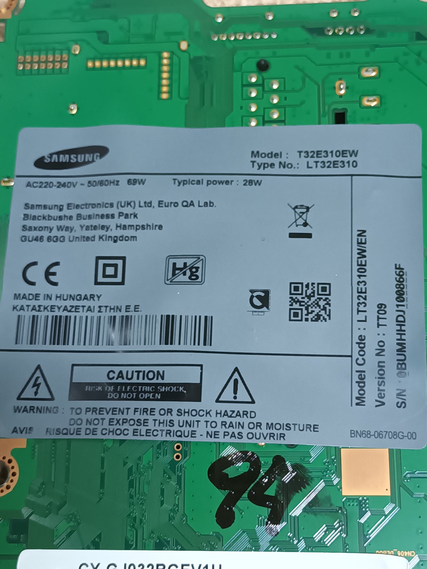 BN94-09314M, de Samsung T32E310EW