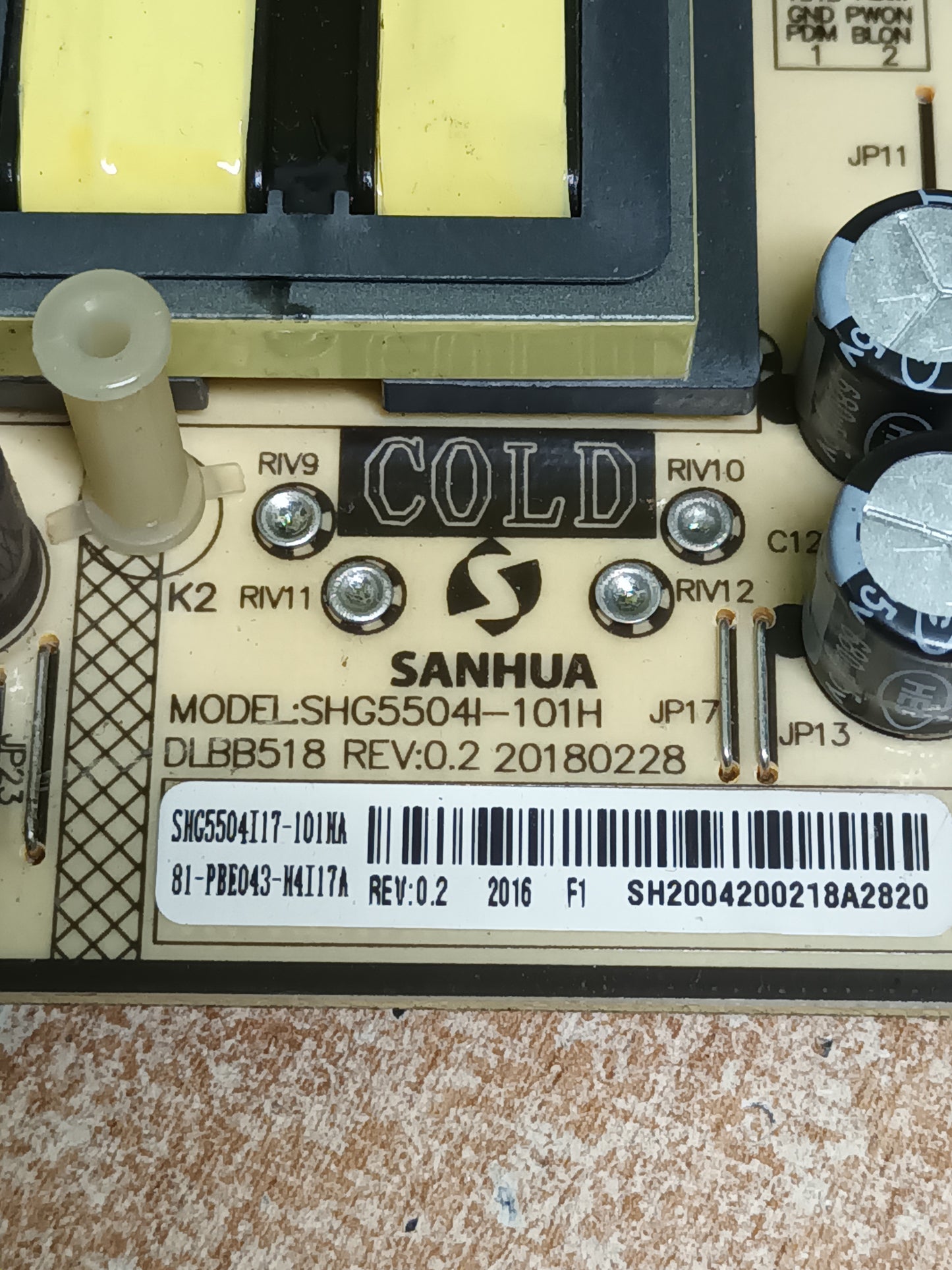 SHG5504I-101H, de XIAOMI L43M5-5ASP