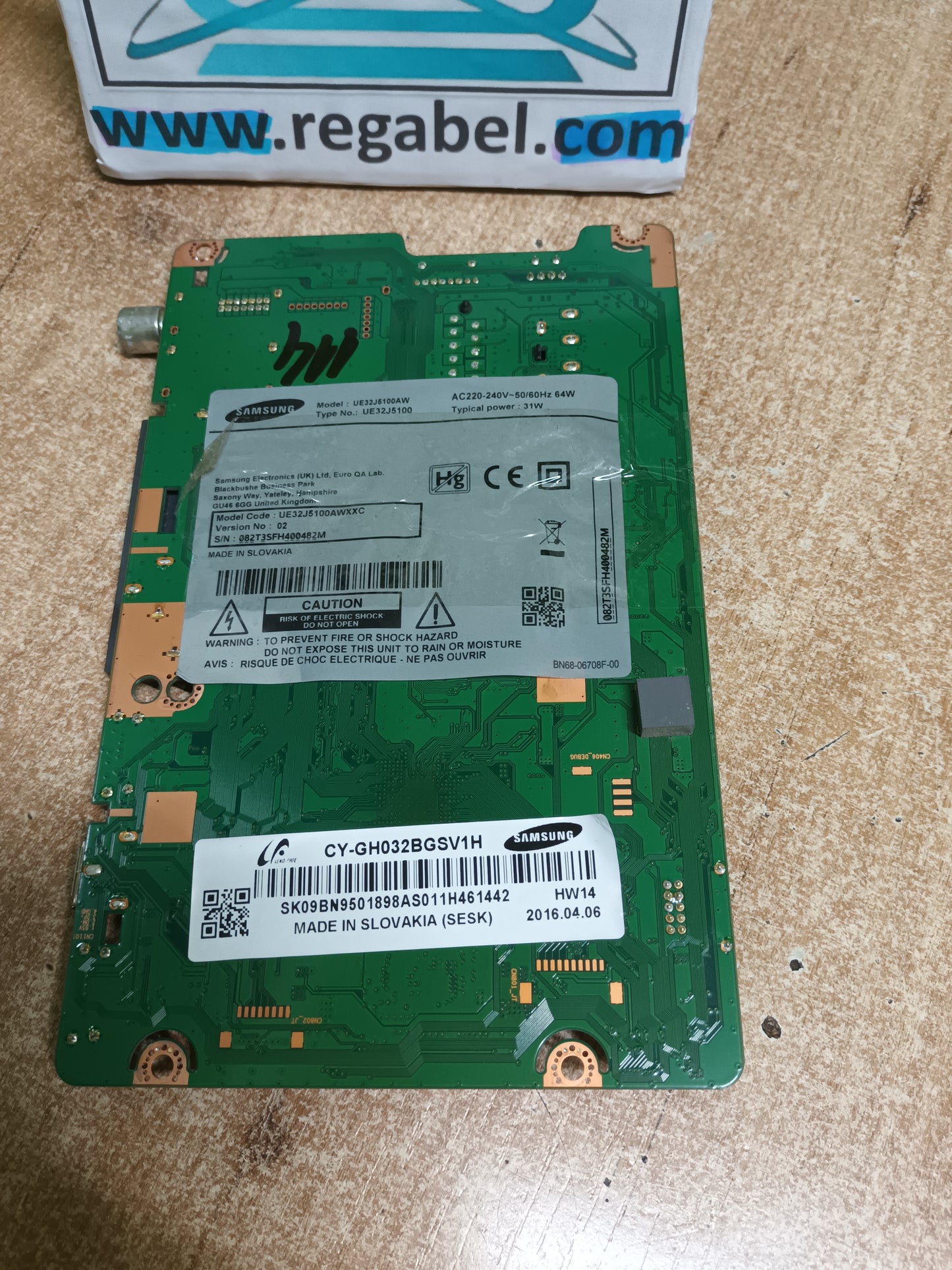 BN94-08117T de SAMSUNG UE32J5100AW