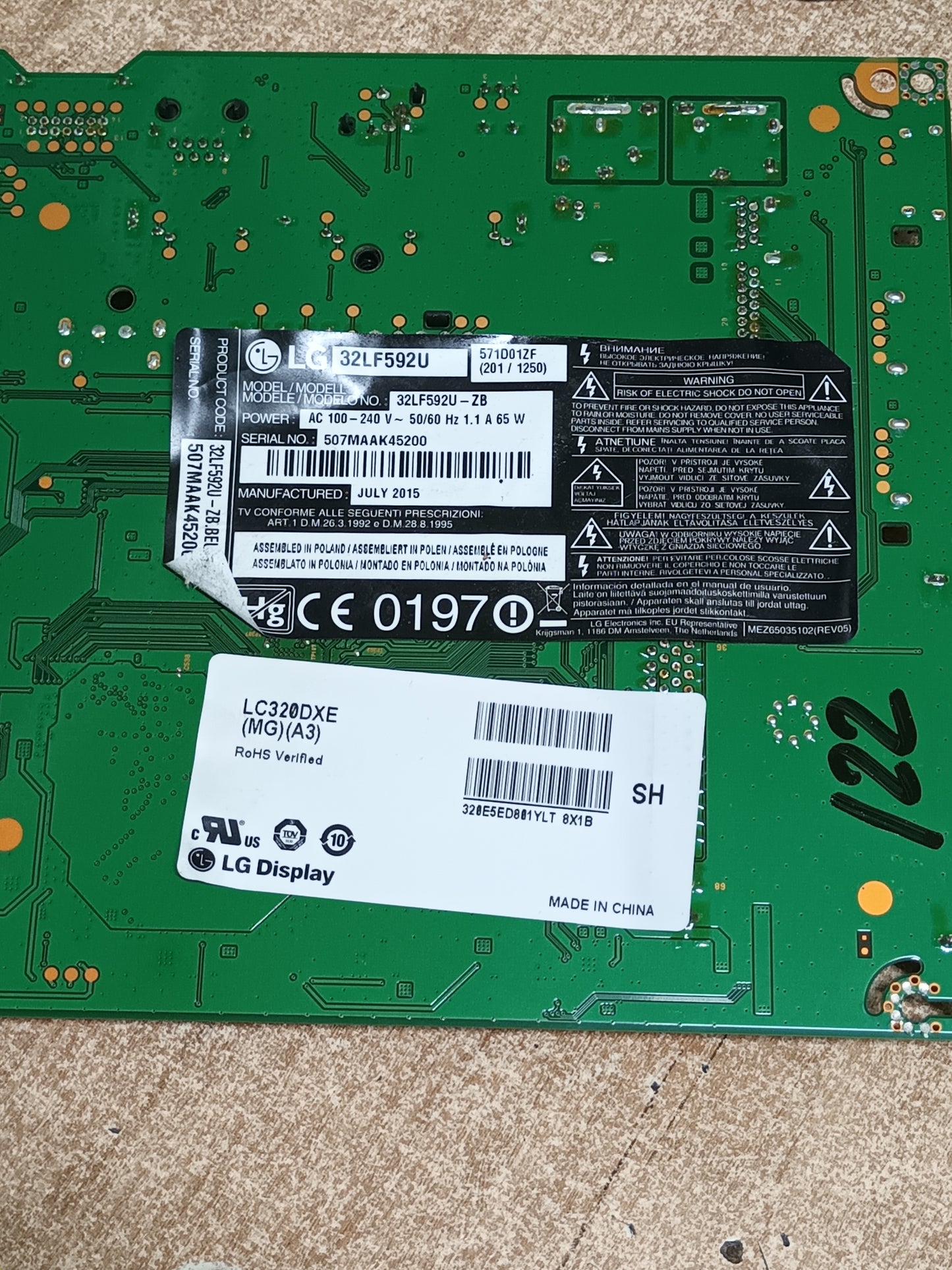 EAX66482504(1.0), de LG32LF592U