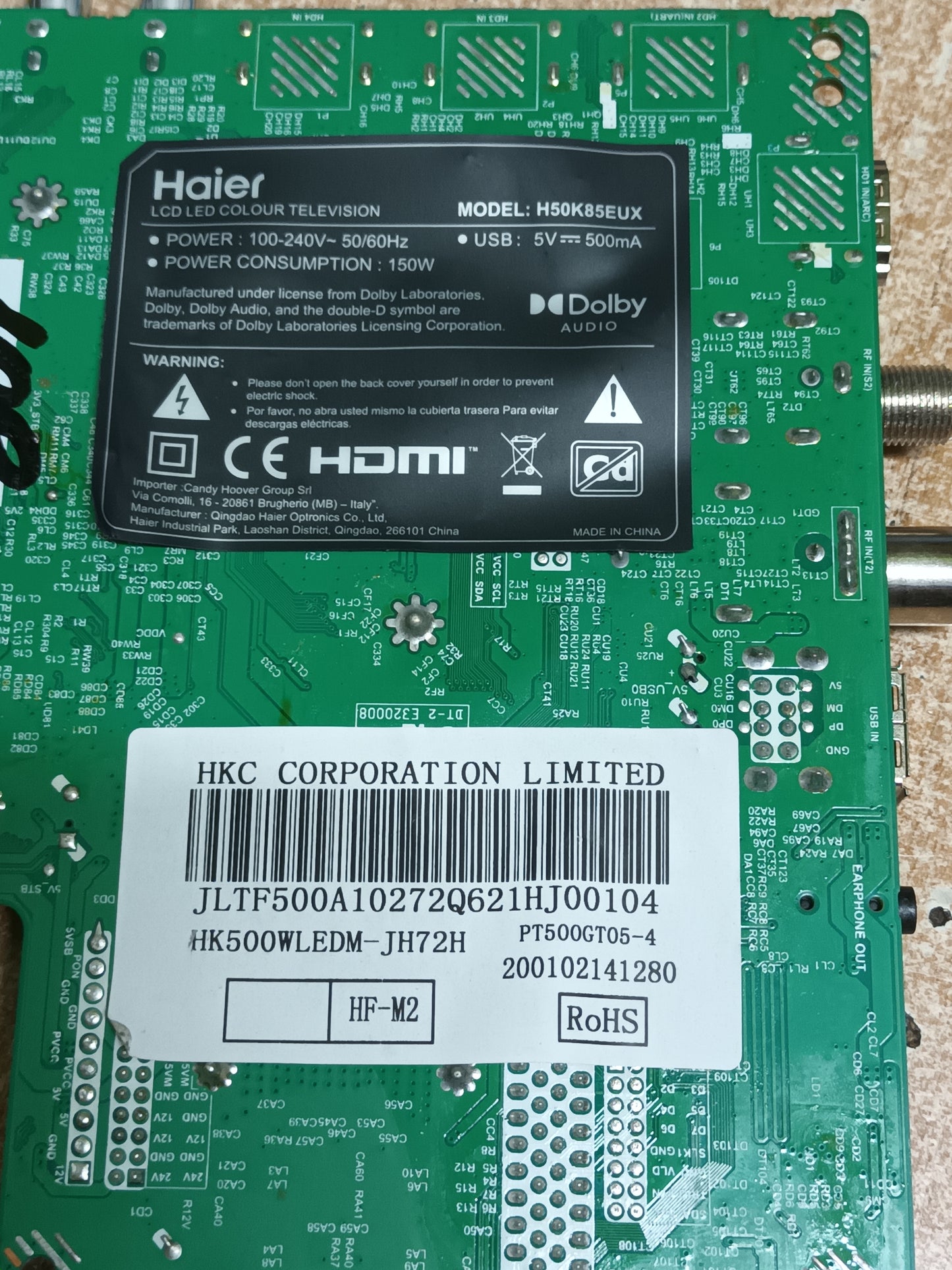T.MT9602.731, de HAIER H50K85EUX