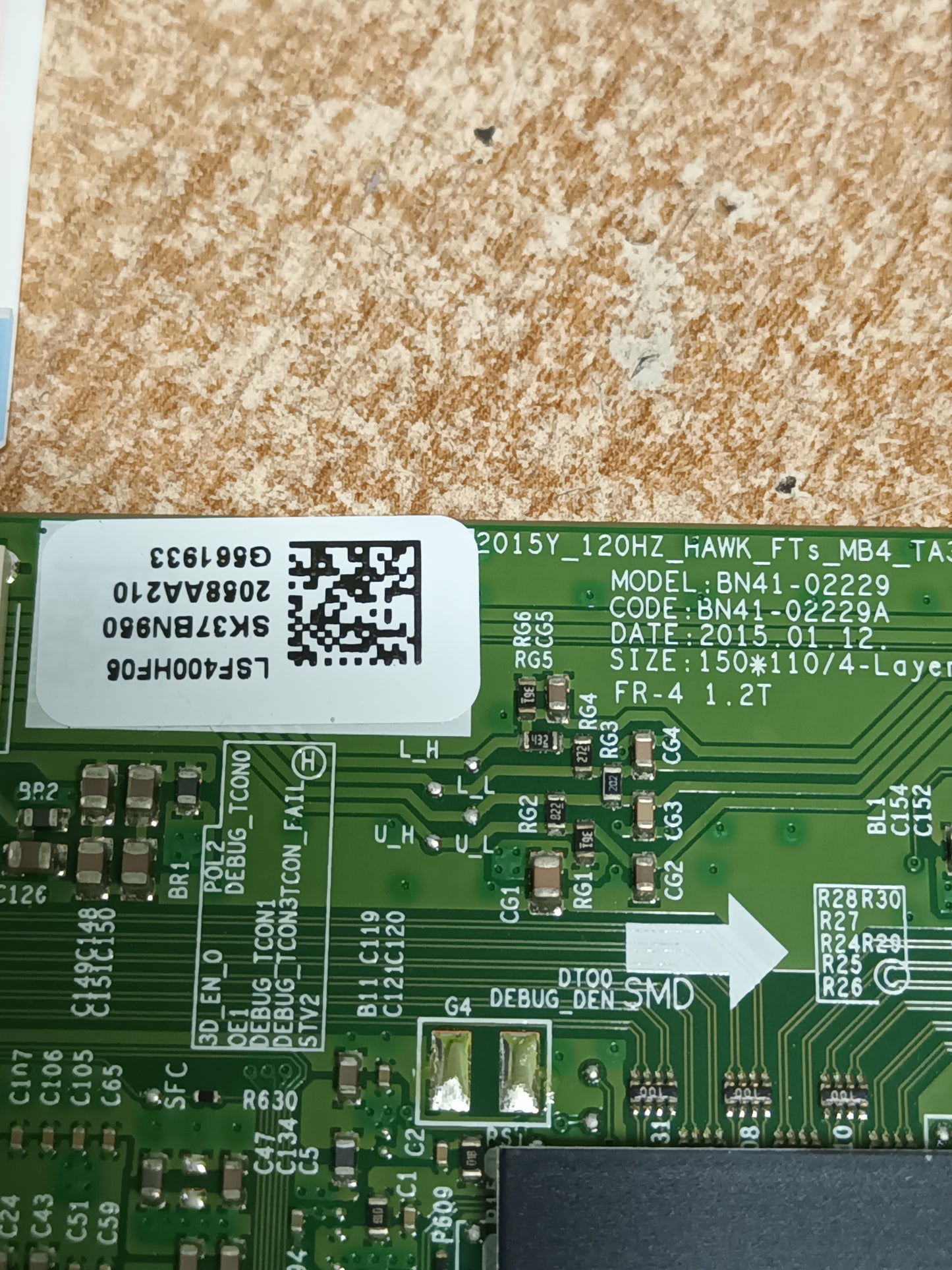 BN41-02229A, de SAMSUNG UE40J6370SU