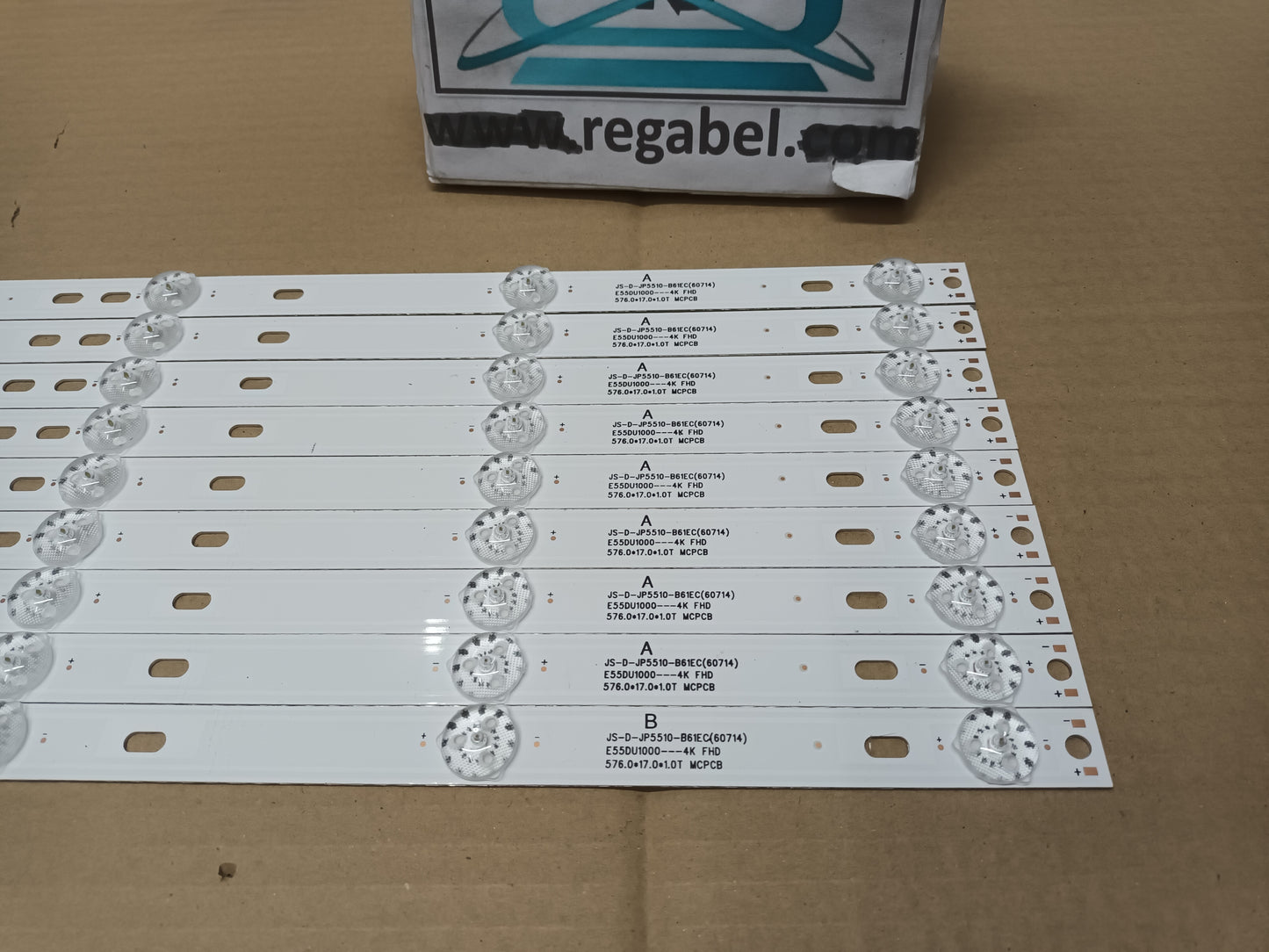 KIT 9 tiras de retroiluminación de BLUSENS CRV55U420BM