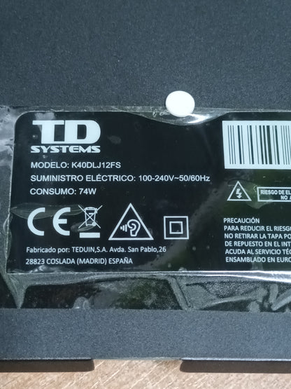 Soporte, pies de TD SYSTEMS K40DLJ12FS