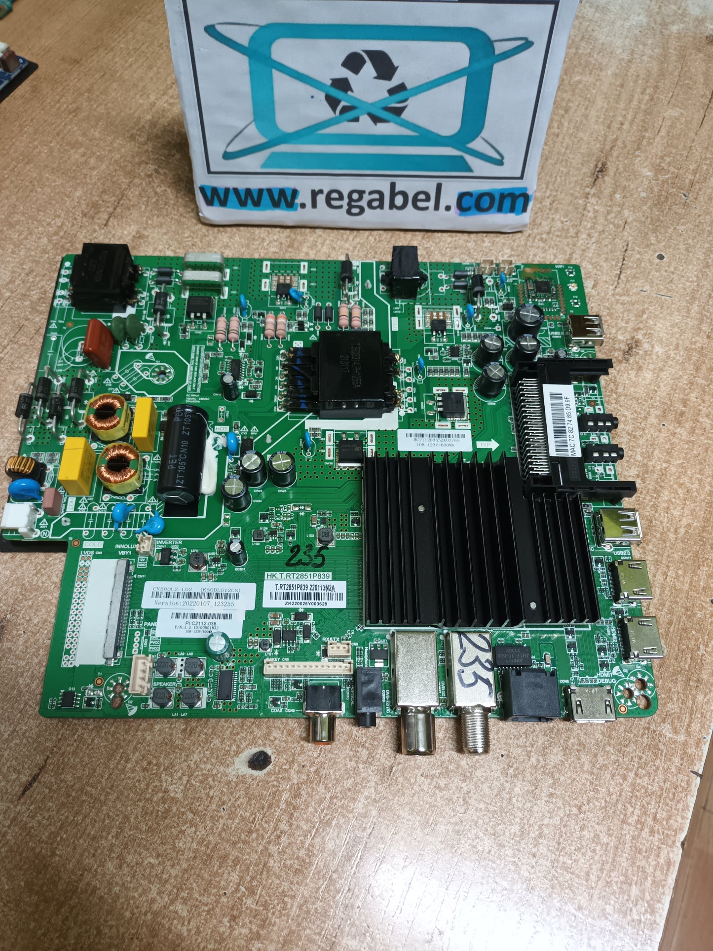 HK.T.RT2851P839, de TD SYSTEMS K50DLG12US