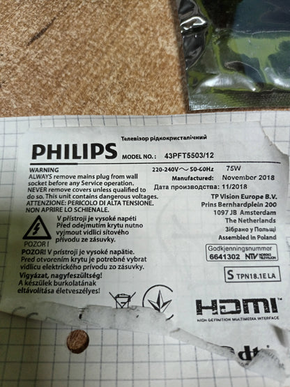 Soporte, pies de PHILIPS 43PFT5503/12