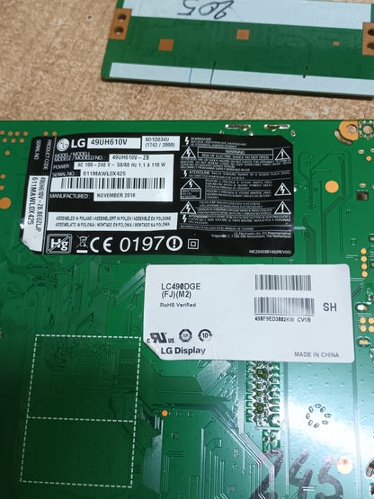 6870C-0584B, de LG 49UH610V