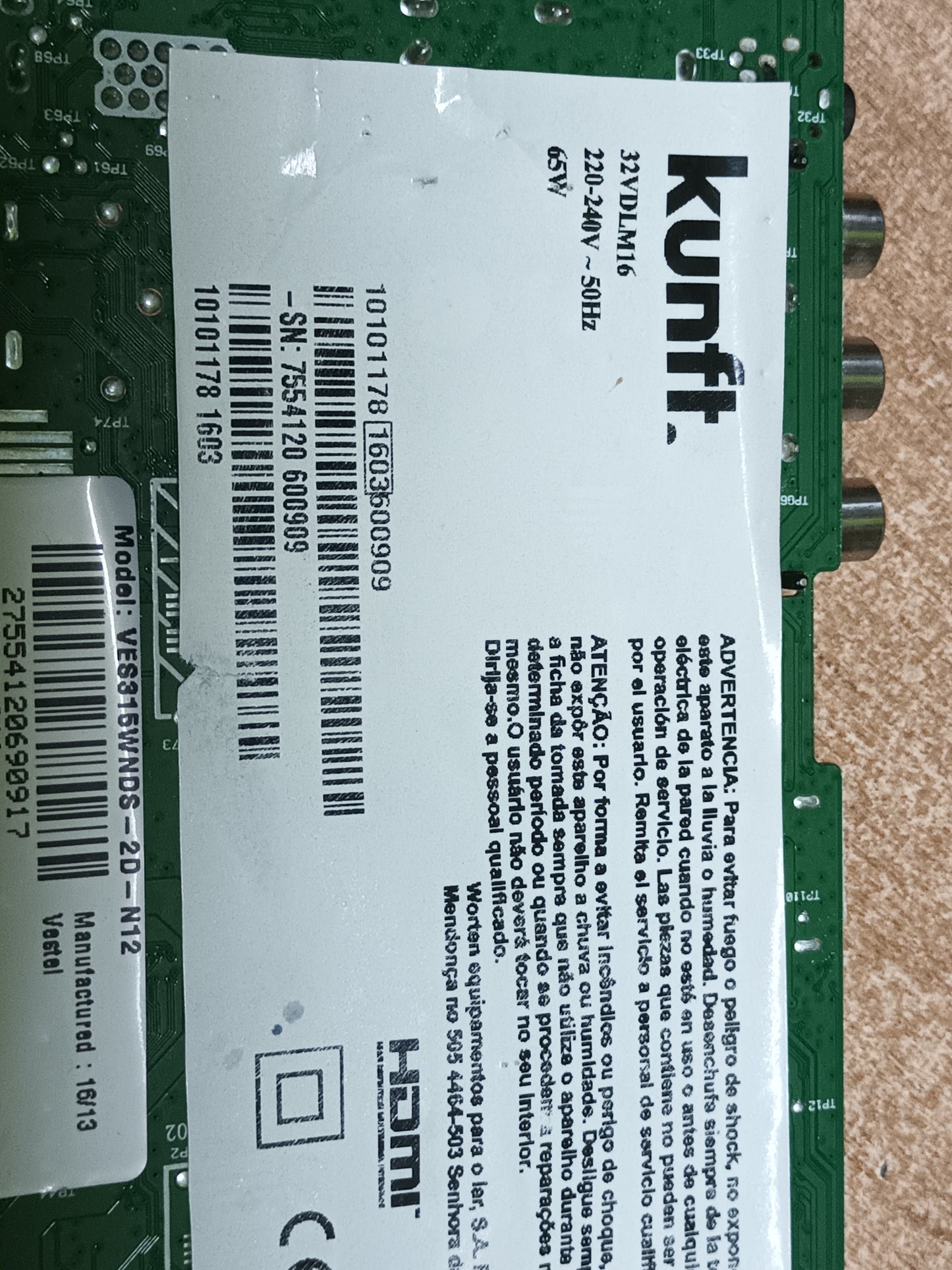 17IPS62 de KUNFT 32VDLM16