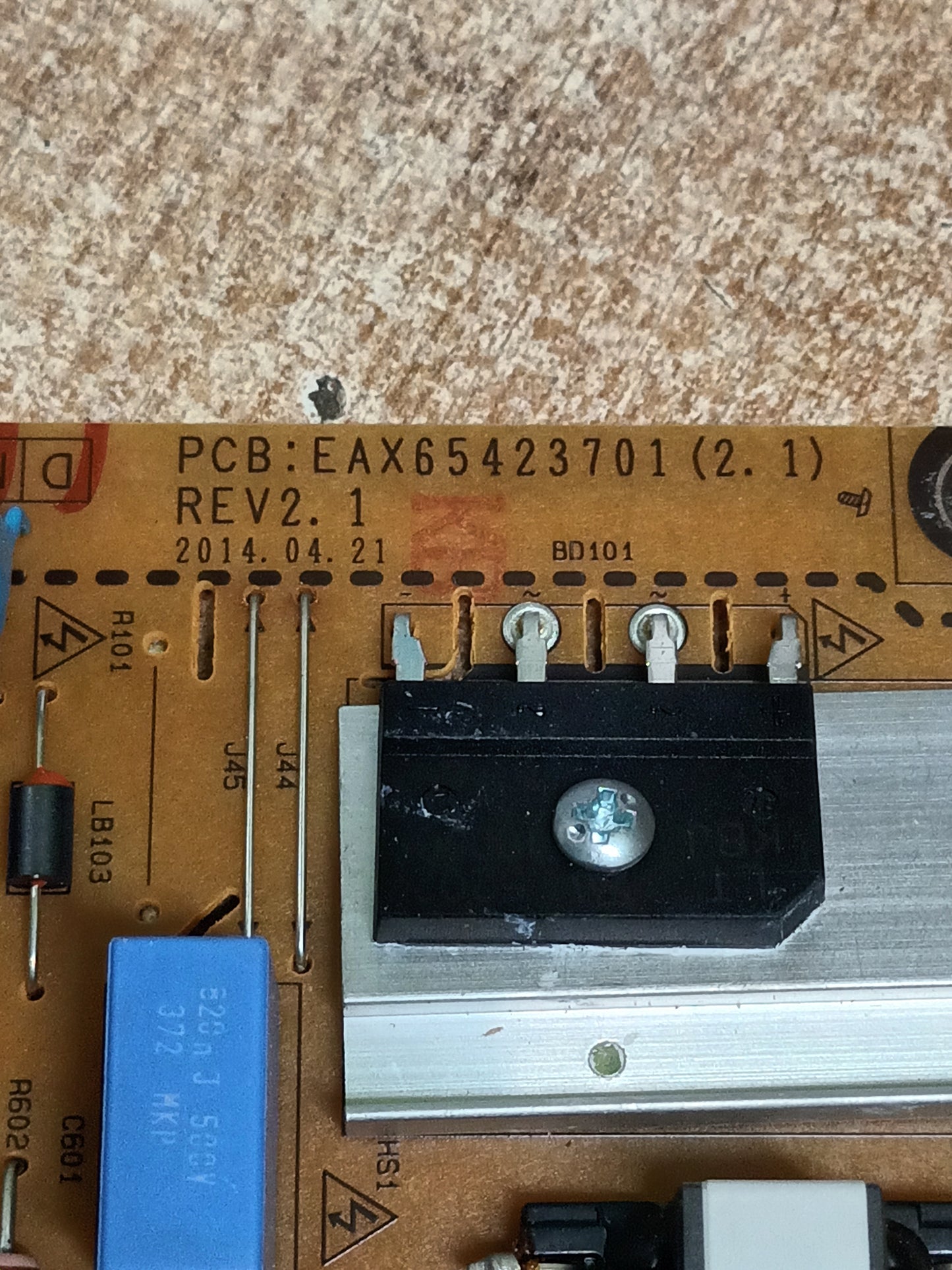 EAX65423701(2.1), de LG42LF5800