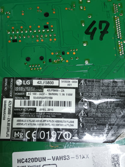 EAX65423701(2.1), de LG42LF5800