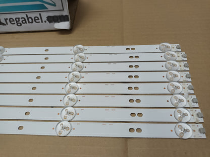 KIT 8 tiras de retroiluminación de TD SYSTEMS K50DLH8US,