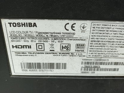 17IPS11, 300413-R4 de TOSHIBA 32W1333DG