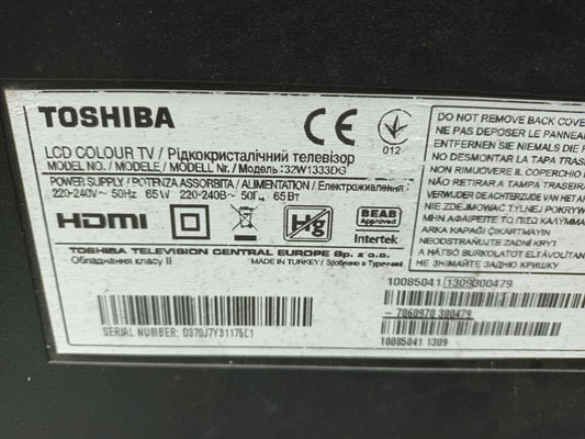 17MB95S-1, de TOSHIBA 32W1333DG