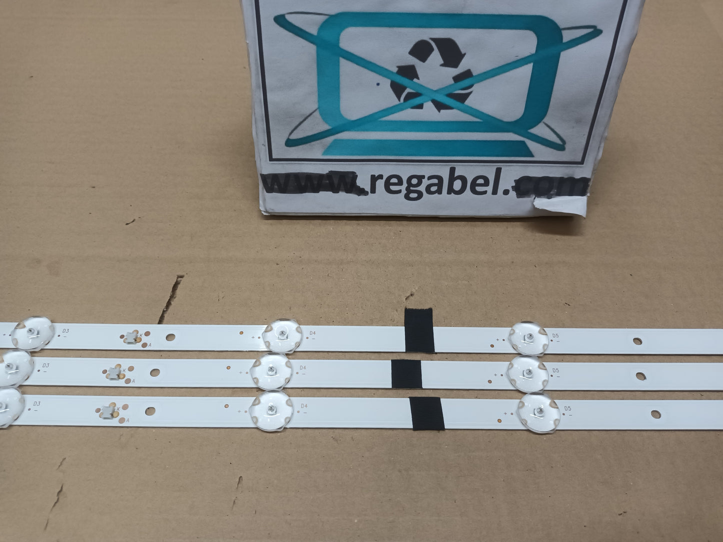 KIT 3 tiras de retroiluminación de INVES LED-409FHD T2