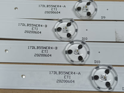 KIT 4 TIRAS LED de DAEWOO D55DM54UAMS,
