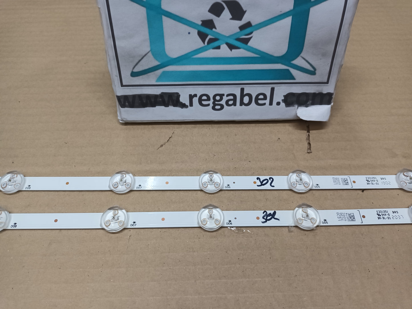 KIT tiras de retroiluminación VESTEL 17DLB32NER1