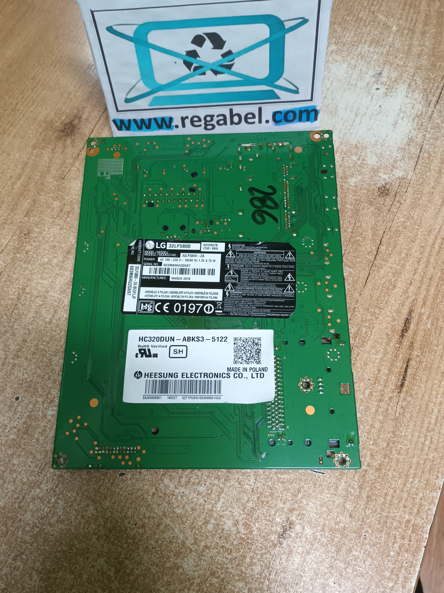 EAX65610906(1.1), EBT64019302, de LG32LF5800