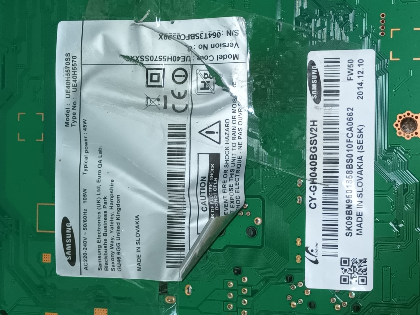 BN96-08128A, de SAMSUNG UE40H5570SS