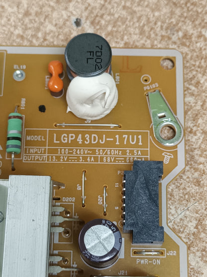 EAX67209001(1.5), de LG43UK6470PLC