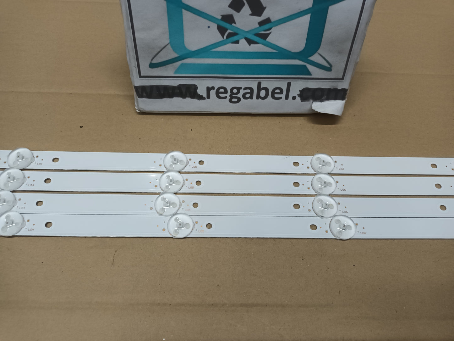 KIT 4 tiras de retroiluminación desmontadas de TD SYSTEMS K50DLJ12US