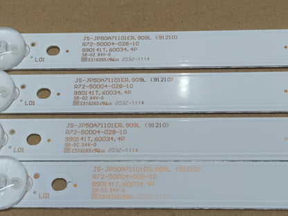 KIT 4 tiras de retroiluminación desmontadas de TD SYSTEMS K50DLJ12US