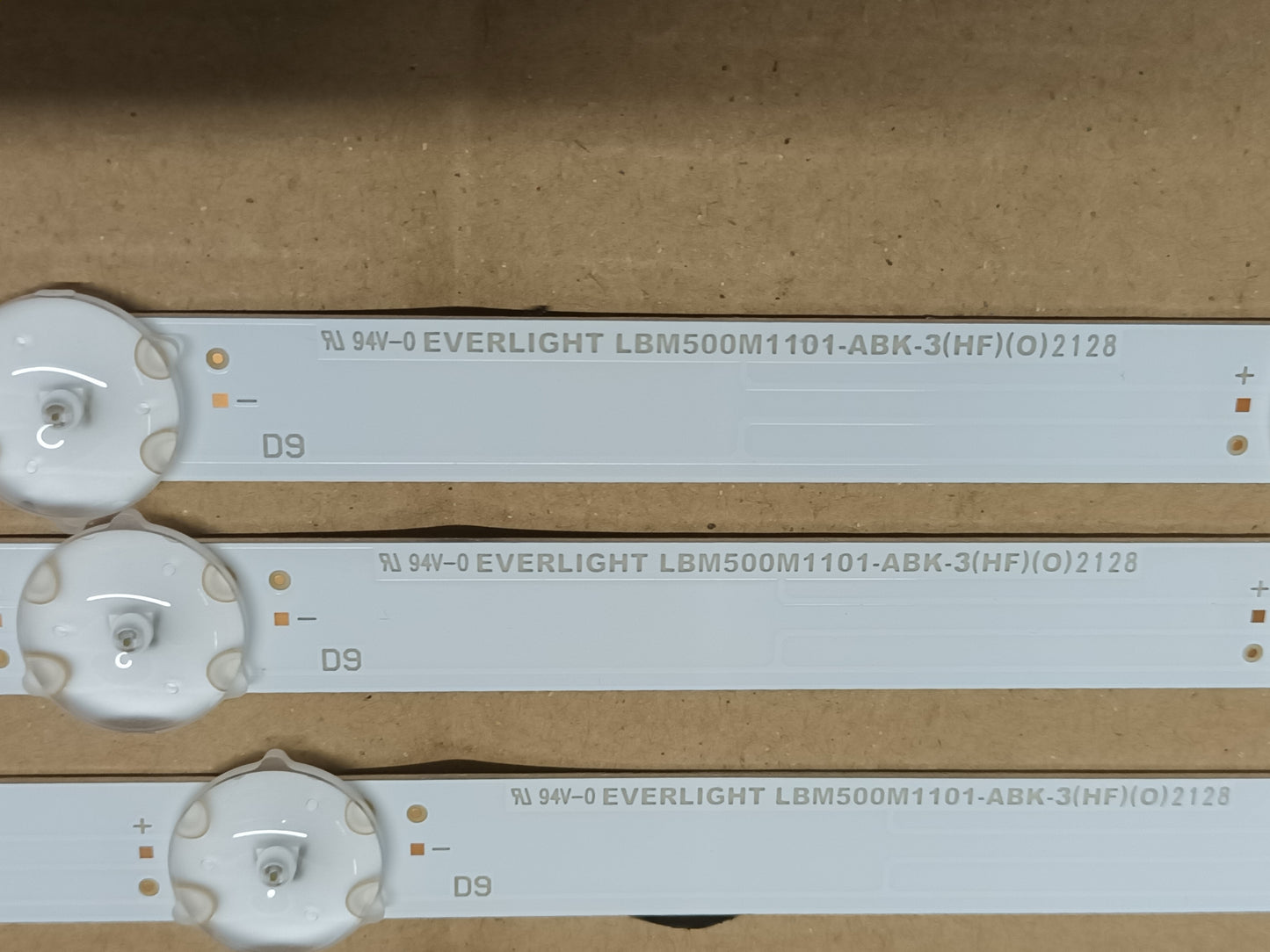 KIT 4 tiras de retroiluminación desmontadas de PHILIPS 50PUS7506/12,