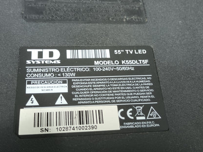 KIT 12 tiras de retroiluminación de TD SYSTEMS K55DLT5F