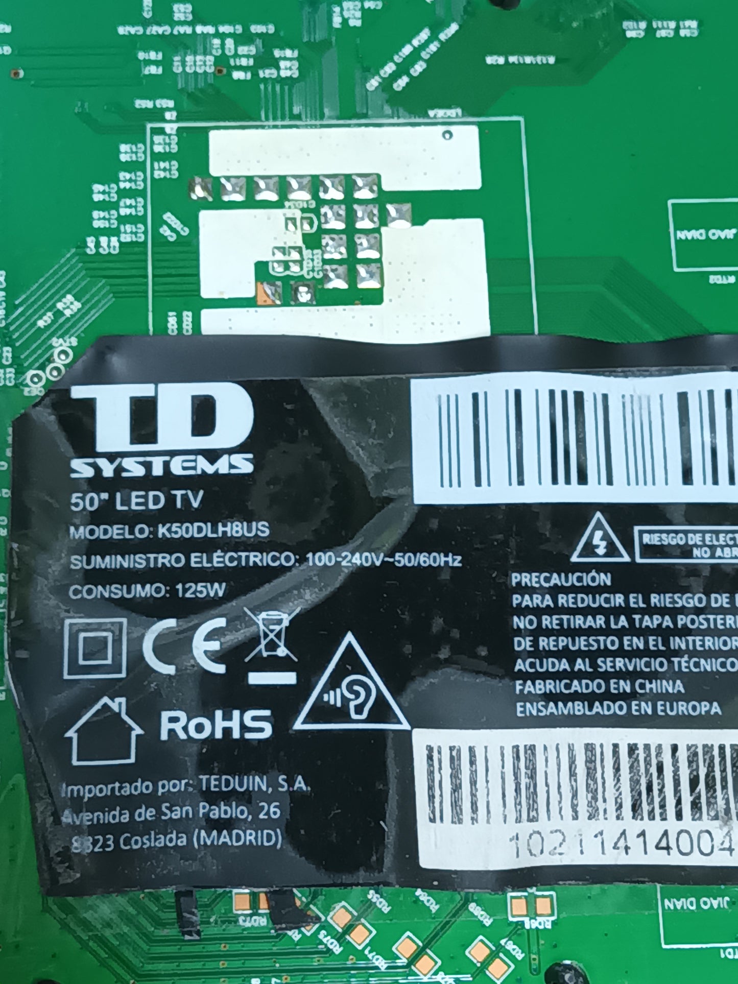 soporte, pies de TD SYSTEMS K50DLH8US