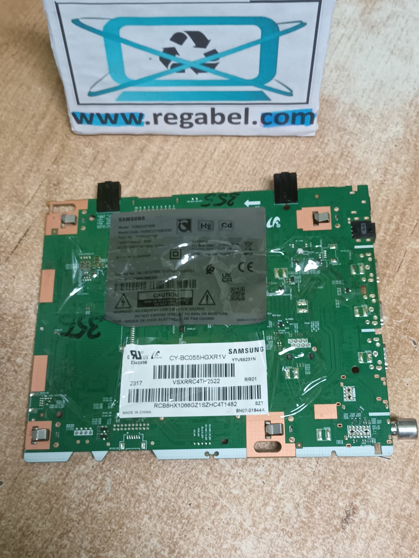 placa main, BN96-57054D, de SAMSUNG TU55CU7105K
