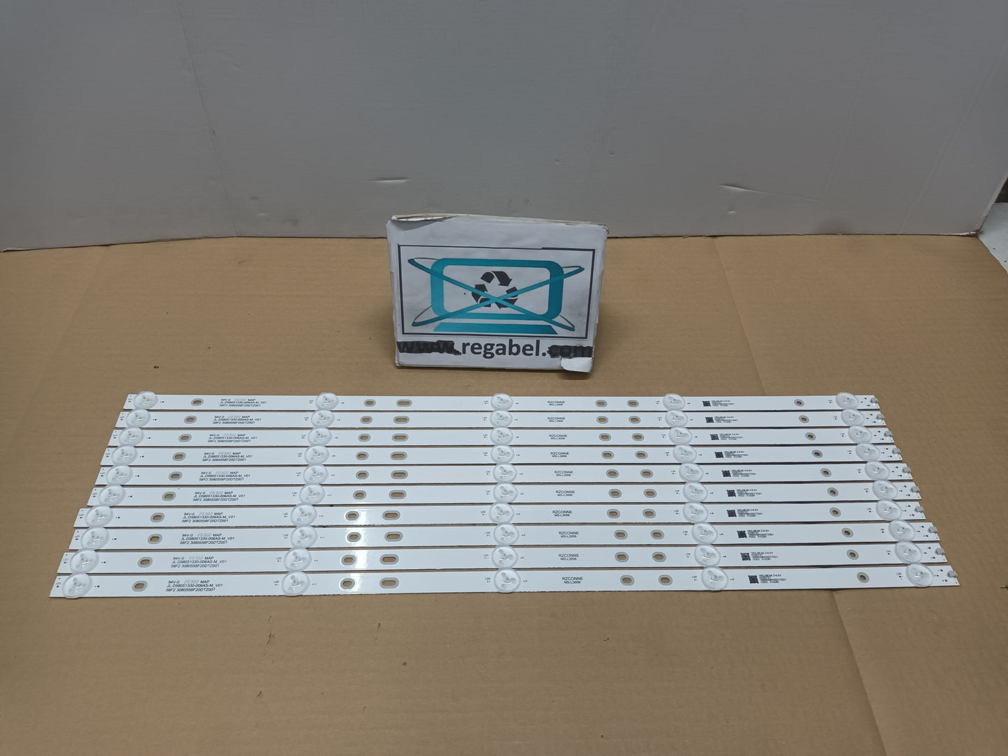 KIT 10 tiras de retroiluminación de GRUNKEL LED-584K ISMT