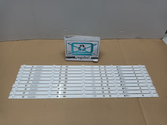 KIT 10 tiras de retroiluminación de GRUNKEL LED-584K ISMT