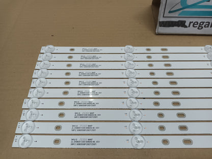 KIT 10 tiras de retroiluminación de GRUNKEL LED-584K ISMT