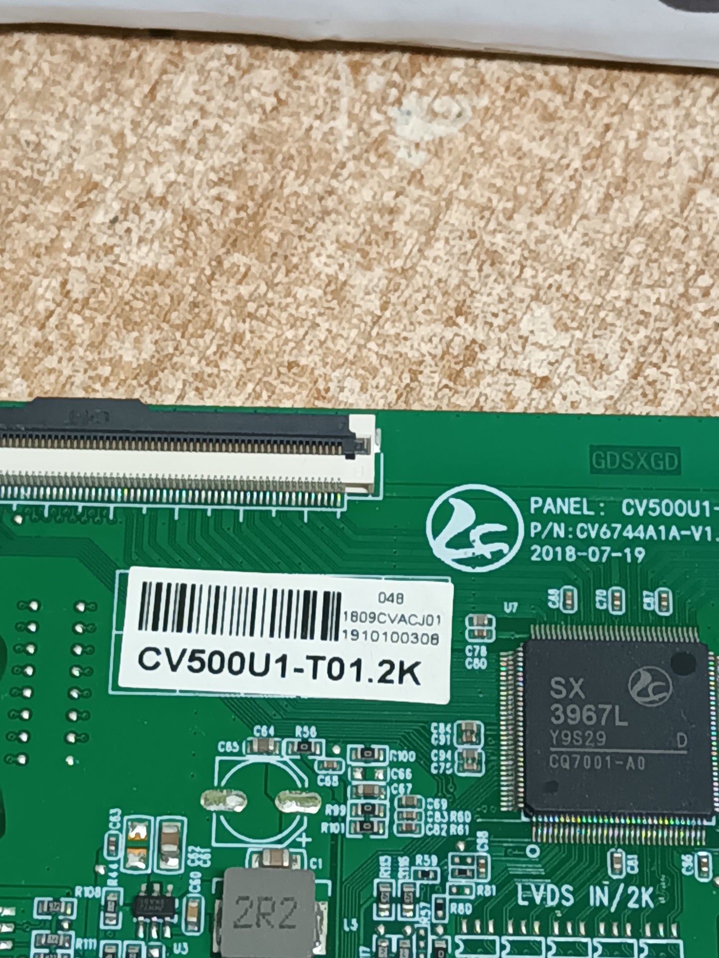 CV500U1-T01. 2K, de TD SYSTEMS K50DLP8F