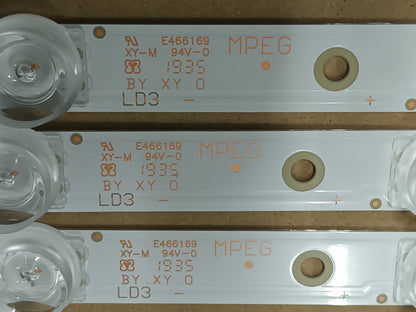 KIT 4 tiras de retroiluminación de THOMSON 50EU6420